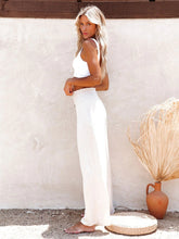 Cargar imagen en el visor de la galería, Full Size Decorative Button High Waist Pants
