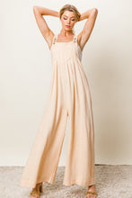 Cargar imagen en el visor de la galería, BiBi Texture Sleeveless Wide Leg Jumpsuit
