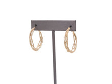 Cargar imagen en el visor de la galería, MULTI LAYERED INTERTWINED HOOP EARRING
