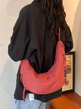 Cargar imagen en el visor de la galería, Lace-Up Polyester Crossbody Bag
