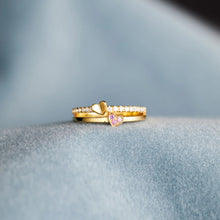 Cargar imagen en el visor de la galería, 18K Gold-Plated 925 Sterling Silver Double-Layered Ring
