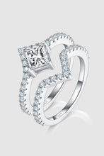 Load image into Gallery viewer, 1 Carat Moissanite 925 Sterling Silver Double Layered Ring
