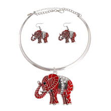 Load image into Gallery viewer, DST Red Elephant Collar Necklace
