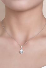 Cargar imagen en el visor de la galería, 1.5 Carat Moissanite 925 Sterling Silver Teardrop Necklace
