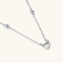 Cargar imagen en el visor de la galería, Moissanite 925 Sterling Silver Heart Necklace
