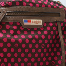 Cargar imagen en el visor de la galería, Nicole Lee USA Metallic Stitching Embroidery Inlaid Rhinestone Tote Bag
