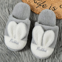 Load image into Gallery viewer, Rabbit Ears Round Toe Slippers
