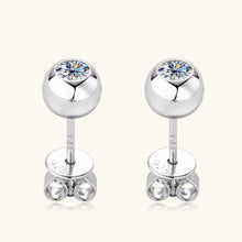 Cargar imagen en el visor de la galería, Moissanite 925 Sterling Silver Stud Earrings
