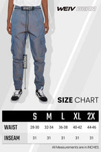 Load image into Gallery viewer, PEACOCK IRIDESCEINT JOGGER PANTS
