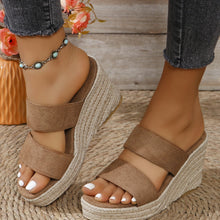 Cargar imagen en el visor de la galería, Open Toe Platform Wedge Sandals
