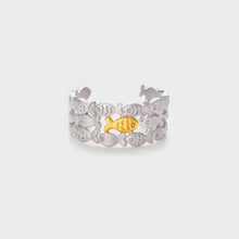 Cargar imagen en el visor de la galería, 925 Sterling Silver Fish Open Ring
