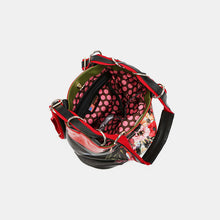 Cargar imagen en el visor de la galería, Nicole Lee USA Flower Pattern Adjustable Strap Backpack Bag
