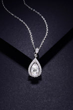 Load image into Gallery viewer, 1.5 Carat Moissanite 925 Sterling Silver Teardrop Necklace

