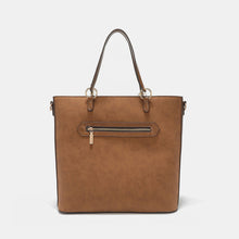 Cargar imagen en el visor de la galería, Nicole Lee USA Metallic Stitching Embroidery Inlaid Rhinestone Tote Bag
