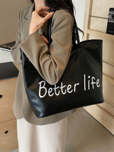 Cargar imagen en el visor de la galería, BETTER LIFE PU Leather Tote Bag

