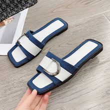 Cargar imagen en el visor de la galería, Buckle Trim Open Toe Sandals
