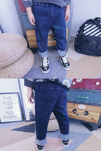 Load image into Gallery viewer, Boys Dark Denim Jeans
