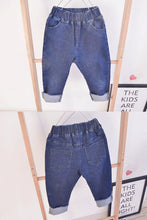 Load image into Gallery viewer, Boys Dark Denim Jeans
