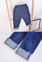 Load image into Gallery viewer, Boys Dark Denim Jeans
