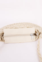 Load image into Gallery viewer, Tassel Straw Braided Strap Shoulder Bag
