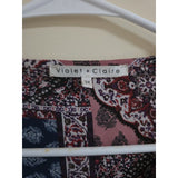 Violet + Claire Women's Plus Size Boho Blouse - PREOWNED
