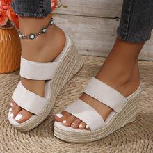 Cargar imagen en el visor de la galería, Open Toe Platform Wedge Sandals
