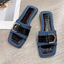Cargar imagen en el visor de la galería, Buckle Trim Open Toe Sandals
