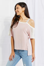 Load image into Gallery viewer, Andree by Unit Full Size Something Simple Cold Shoulder Tee
