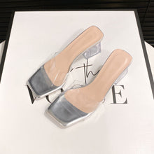 Cargar imagen en el visor de la galería, Open Toe Block Heel Sandals
