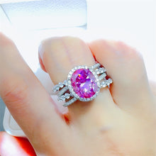 Load image into Gallery viewer, 3 Carat Moissanite 925 Sterling Silver Ring

