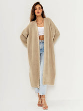 Load image into Gallery viewer, Open Front Long Sleeve Longline Cardigan

