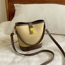 Load image into Gallery viewer, PU Leather Bucket Crossbody Bag
