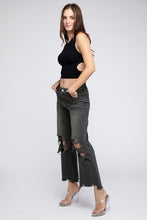 Cargar imagen en el visor de la galería, Distressed Vintage Washed Wide Leg Pants
