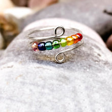 Load image into Gallery viewer, 925 Sterling Silver Bead Wrap Ring
