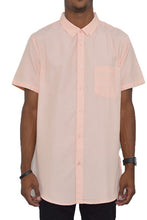 Cargar imagen en el visor de la galería, Weiv Men&#39;s Casual Short Sleeve Solid Shirts
