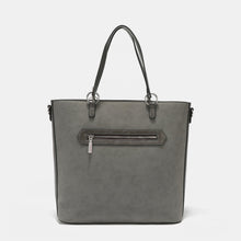 Cargar imagen en el visor de la galería, Nicole Lee USA Metallic Stitching Embroidery Inlaid Rhinestone Tote Bag
