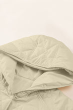 Cargar imagen en el visor de la galería, Snap Down Long Sleeve Quilted Winter Coat
