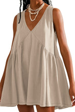 Load image into Gallery viewer, Plunge Wide Strap Mini Tank Dress
