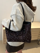 Cargar imagen en el visor de la galería, Leopard Polyester Tote Bag
