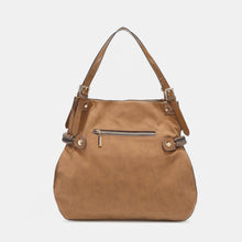 Cargar imagen en el visor de la galería, Nicole Lee USA Side Braided Tassel Inlaid Rhinestone Embroidery Hobo Bag

