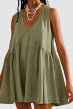 Load image into Gallery viewer, Plunge Wide Strap Mini Tank Dress
