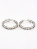 Small CZ Hoop Earrings