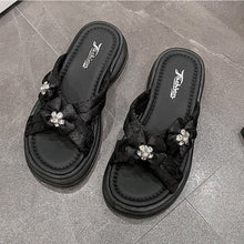 Load image into Gallery viewer, Flower Open Toe Platform Sandals
