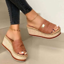 Cargar imagen en el visor de la galería, PU Leather Open Toe Sandals
