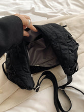 Cargar imagen en el visor de la galería, Lace-Up Polyester Crossbody Bag
