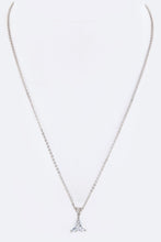 Cargar imagen en el visor de la galería, Triangle CZ Pendant Necklace
