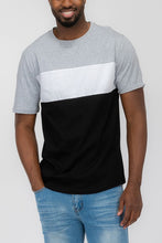 Load image into Gallery viewer, COLOR BLOCK SHORT SLEEVE TSHIRT
