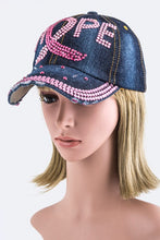 Cargar imagen en el visor de la galería, HOPE Crystal Embellished Fashion Denim Cap
