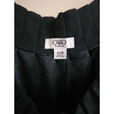 Cato Woman Plus Size Printed Blouse with Pleated Neckline - PREOWNED