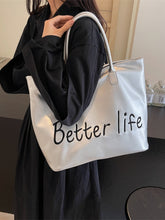 Cargar imagen en el visor de la galería, BETTER LIFE PU Leather Tote Bag
